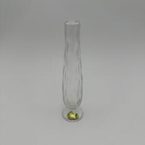 Vintage Waterford Crystal 7" Bud Vase Tear Drops with Sticker
